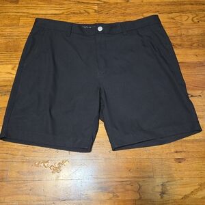 Bonobos Shorts Mens 38 Performance Chino Golf 8" Inseam black stretch